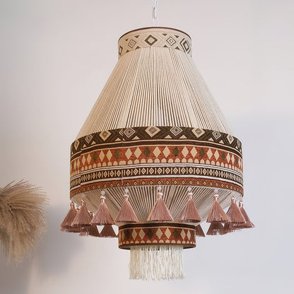 Chic Tassel Pendant Light for Boho Home Decor