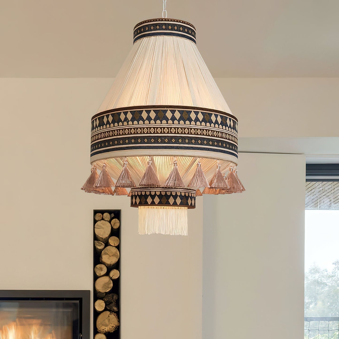 Chic Tassel Pendant Light for Boho Home Decor