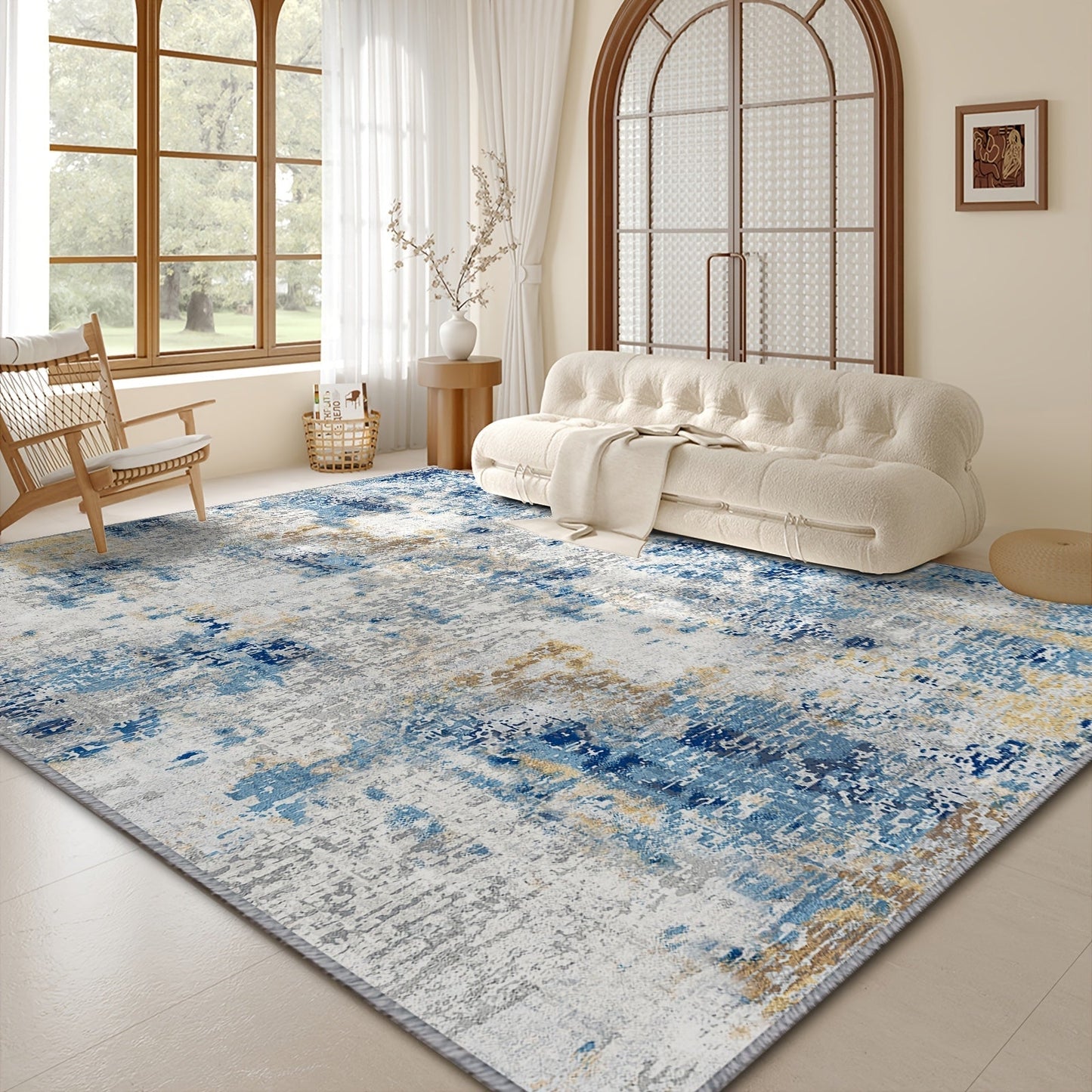 Colorful Tribal Pattern Area Rug