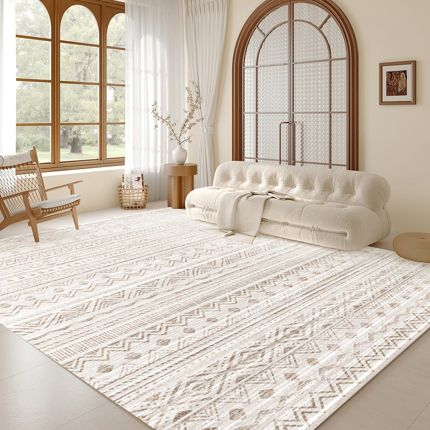 Colorful Tribal Pattern Area Rug