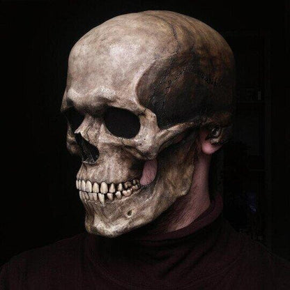 Spooky Flexible Skull Halloween Mask Costume Accessory - Fesara