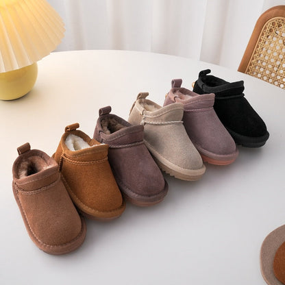 Cozy Kids Fur Lined Winter Boots - Fesara