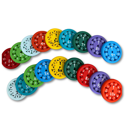 Colorful Learning Spin Math Toy