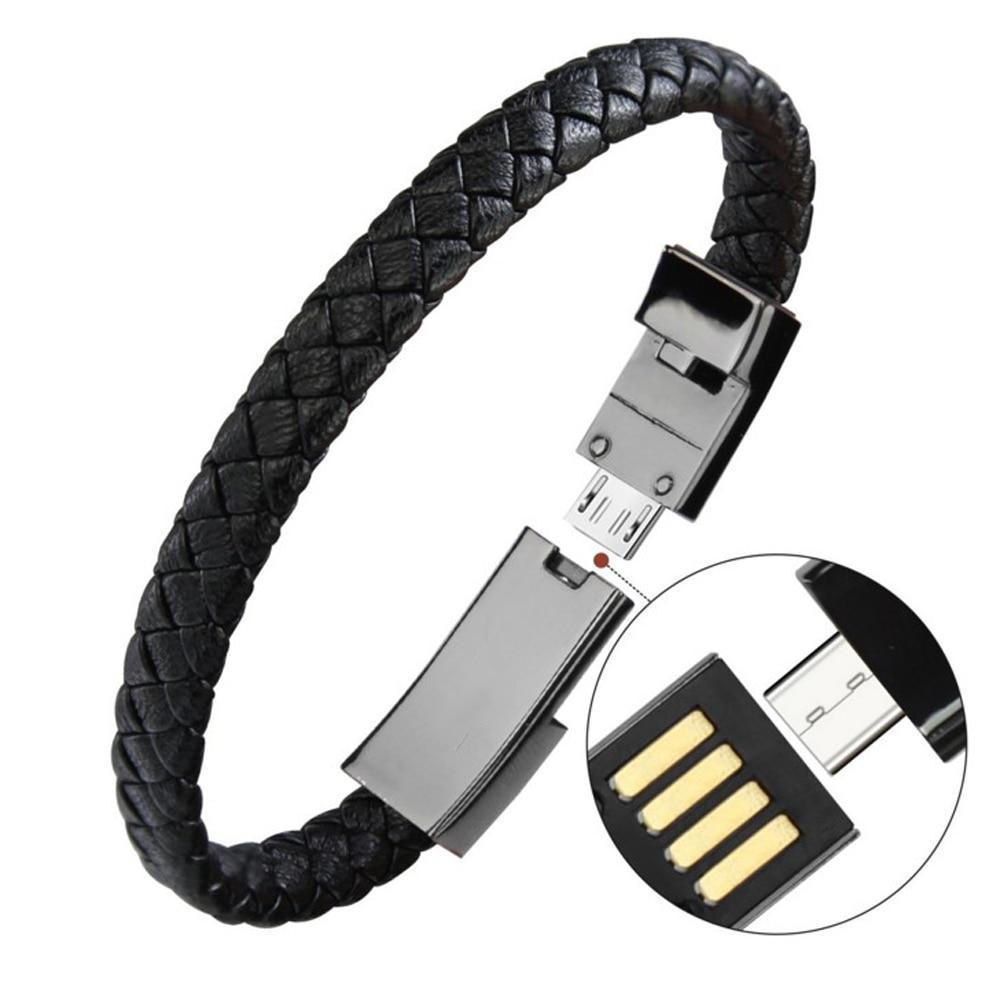 Premium Leather Phone Charging Cable Cord - Fesara