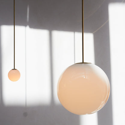 Simple Elegant Glass Pendant Light Fixture