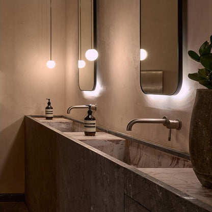 Simple Elegant Glass Pendant Light Fixture