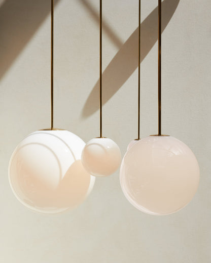 Simple Elegant Glass Pendant Light Fixture