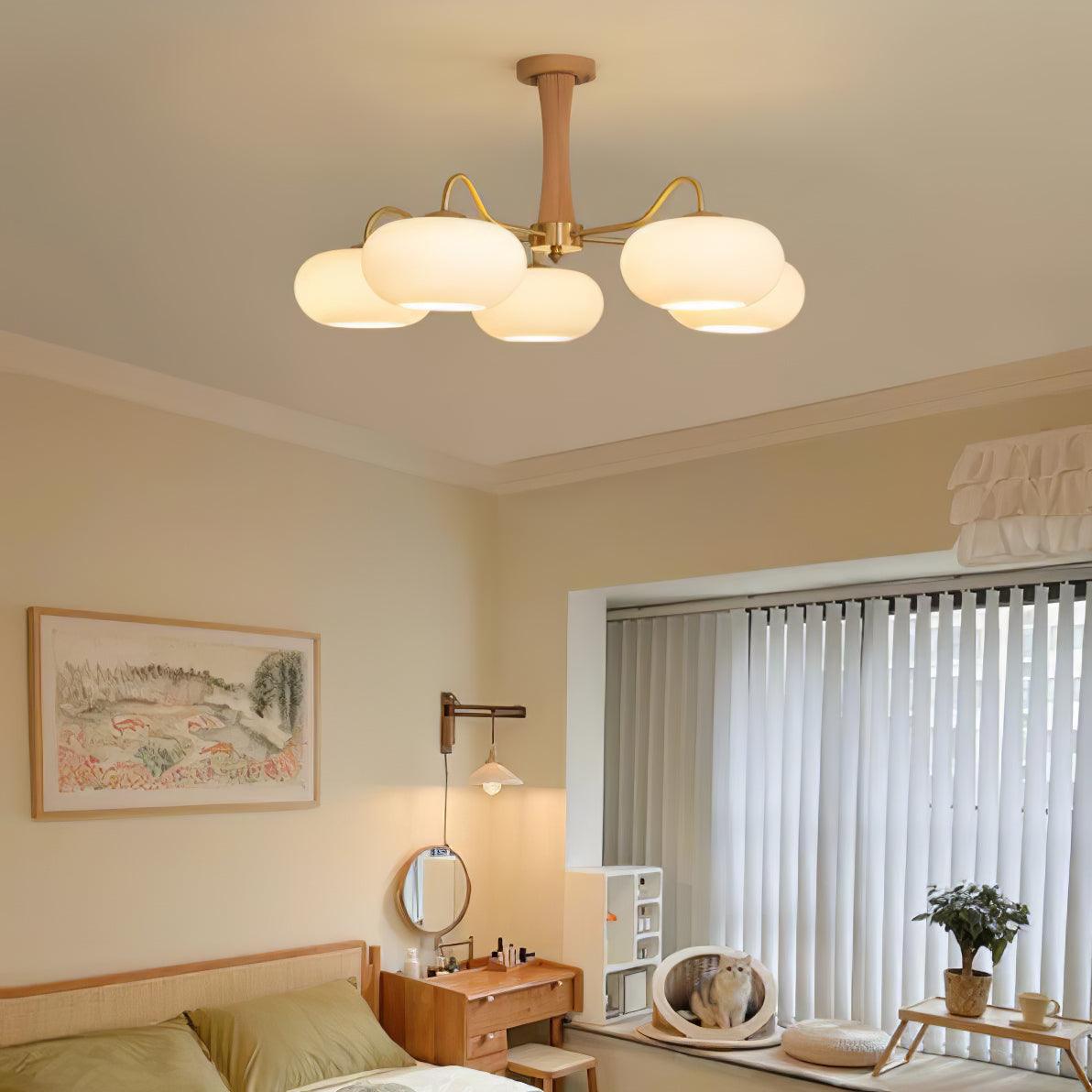 Vintage LED Chandelier Classic Multi Light Fixture