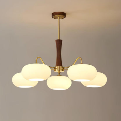 Vintage LED Chandelier Classic Multi Light Fixture