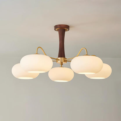 Vintage LED Chandelier Classic Multi Light Fixture