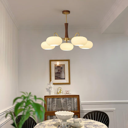 Vintage LED Chandelier Classic Multi Light Fixture