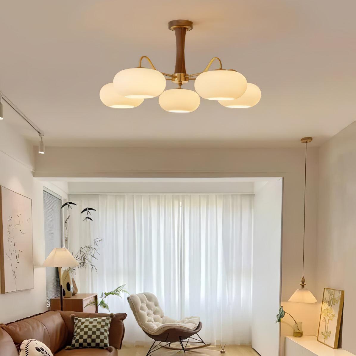 Vintage LED Chandelier Classic Multi Light Fixture