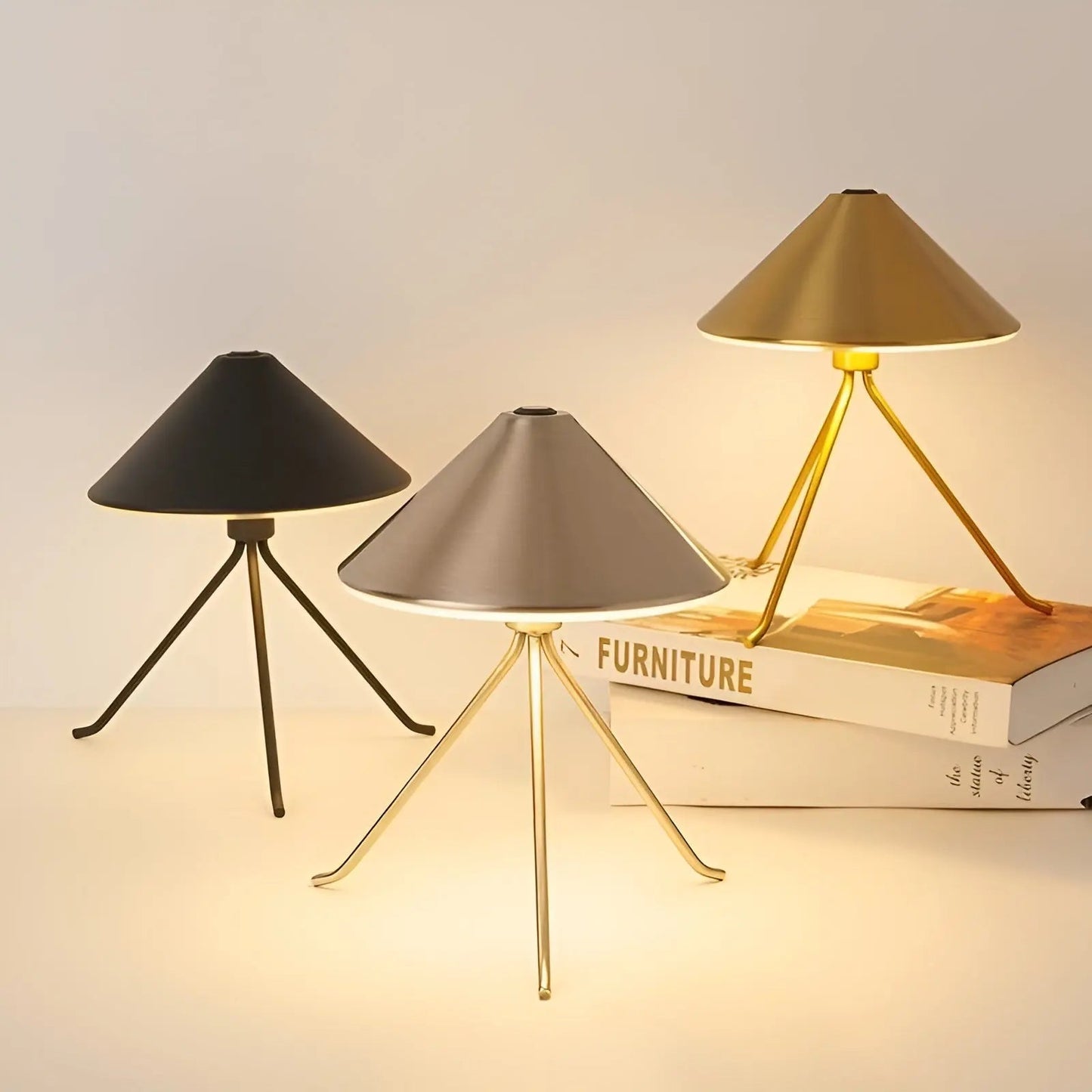 Modern USB Rechargeable LED Table Lamp