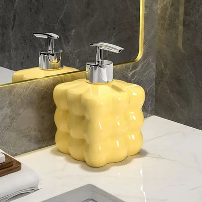 Decorative Ceramic Soap Dispenser for Kitchen or Bath - Fesara