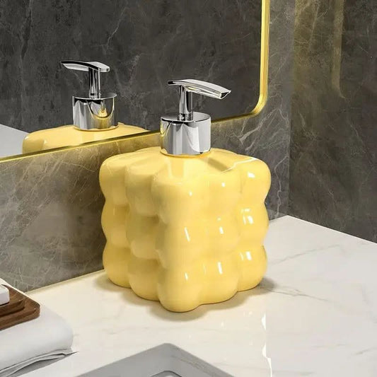Decorative Ceramic Soap Dispenser for Kitchen or Bath - Fesara