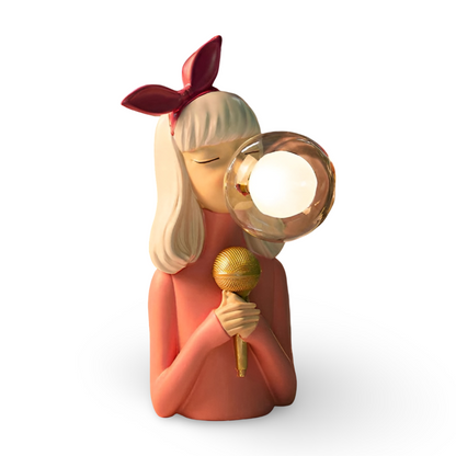 Colorful Girls Table Lamp with Cute Figurine Design