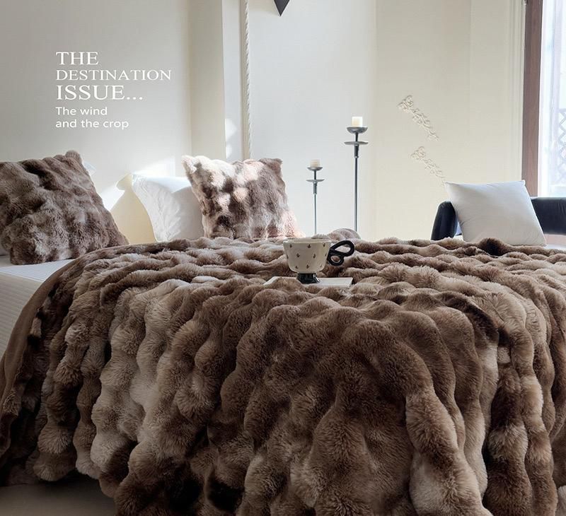 BubbleLux | Cozy Versatile Tie Dye Winter Throw Blanket 5