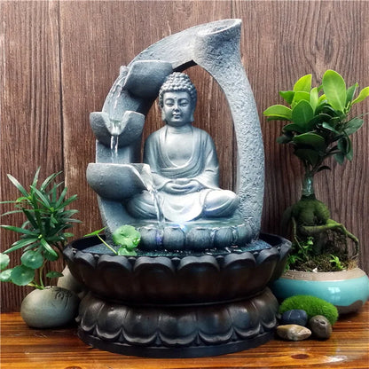 Serenity Indoor Water Fountain for Relaxing Home Decor - Fesara
