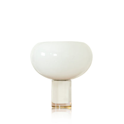 Stylish Table Lamp with Round Glass Shade