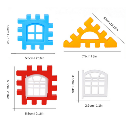 Colorful Building Brick Set