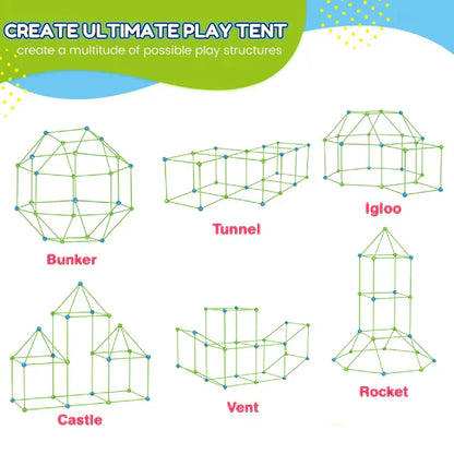 Fun Kids Play Tent Building Set