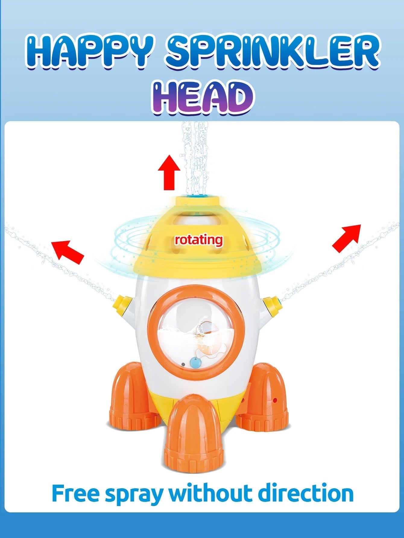 Fun Kids Water Rocket Fountain Toy
