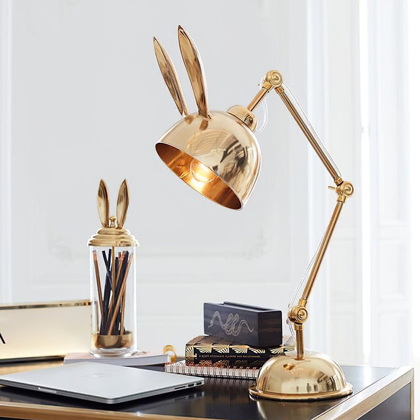 Luxury Gold Bunny Table Lamp