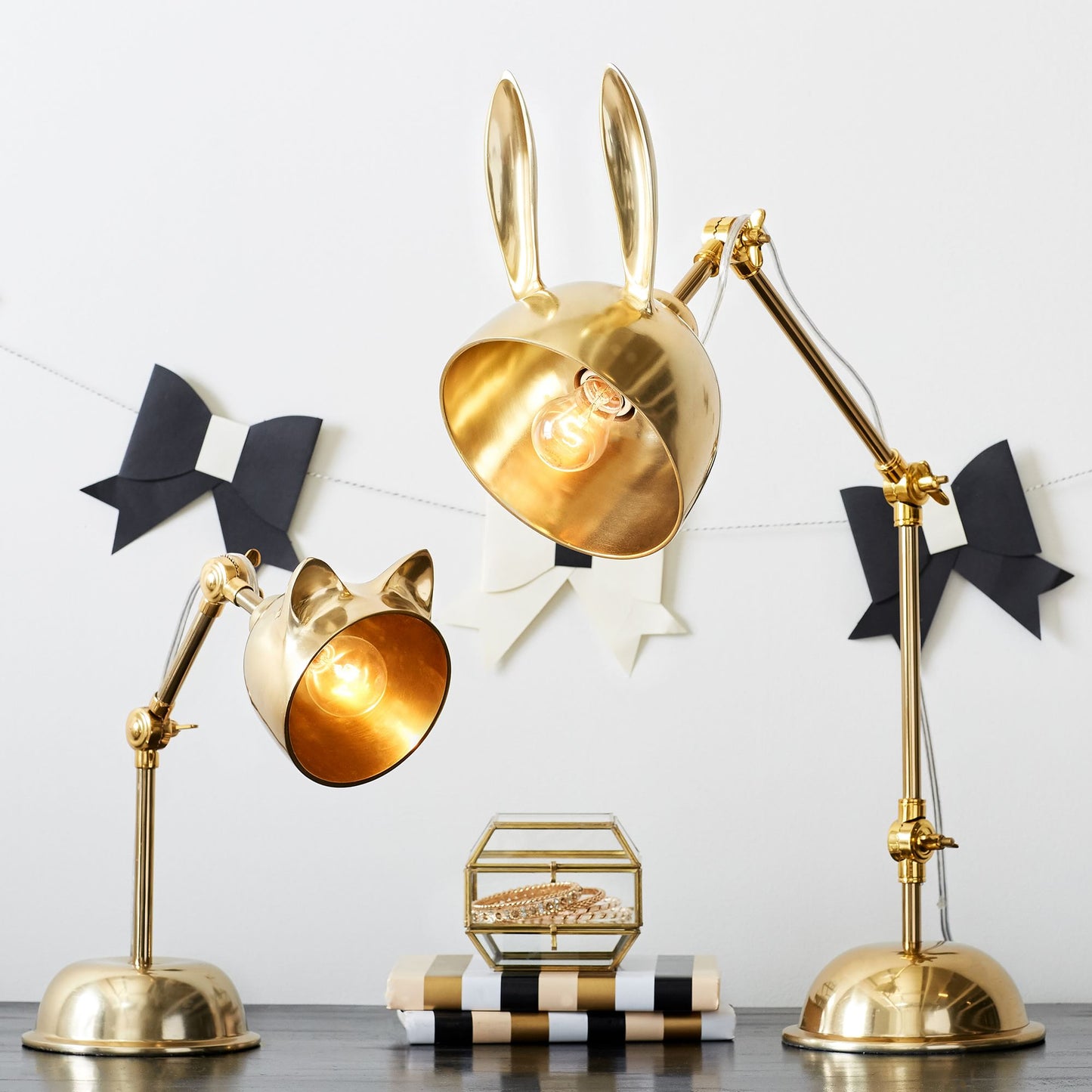 Luxury Gold Bunny Table Lamp