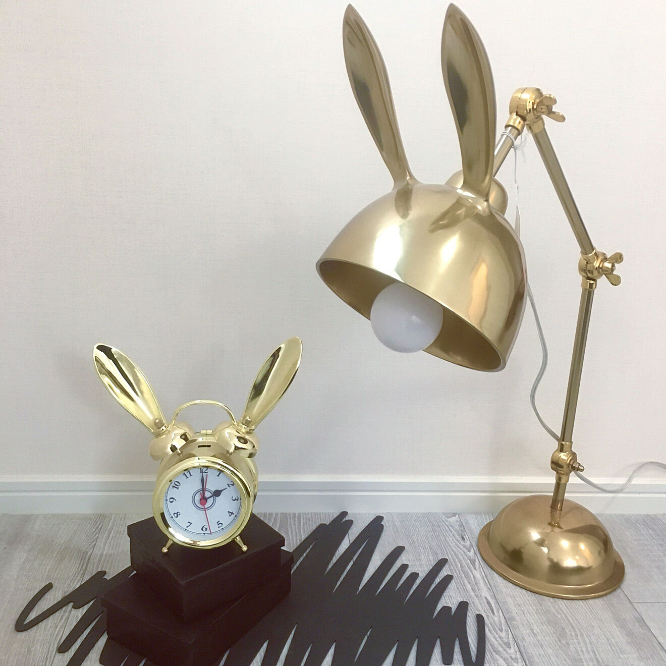 Luxury Gold Bunny Table Lamp