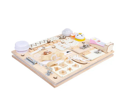 Natural Wooden Educational Play Board