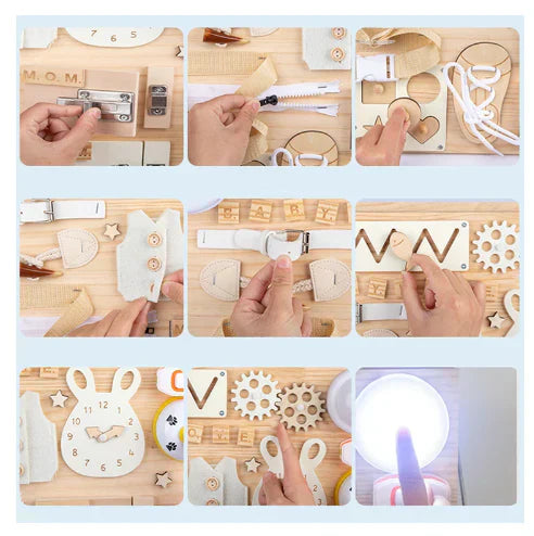 Kids Learning Table with Art Drawing Board