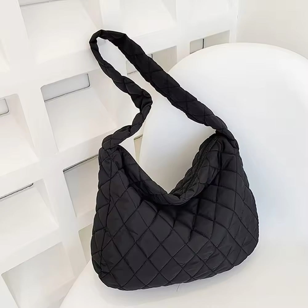Soft Padded Large Crossbody Tote Shoulder Bag