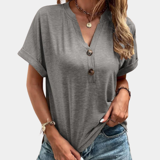 Lightweight Ladies Casual Cotton Top - Fesara
