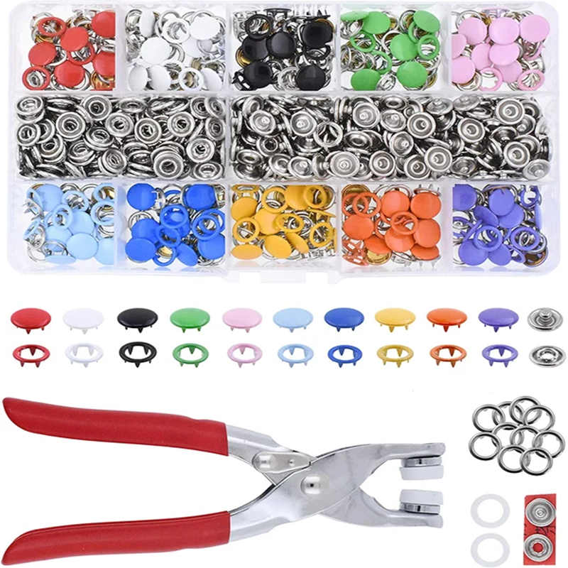 Easy Snap Fastener Metal Button Set - Fesara