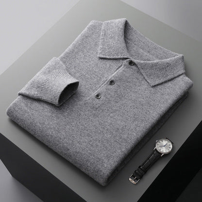 Soft Premium Long Sleeve Polo Shirt