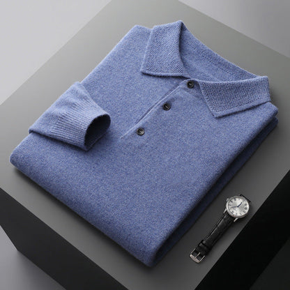 Soft Premium Long Sleeve Polo Shirt