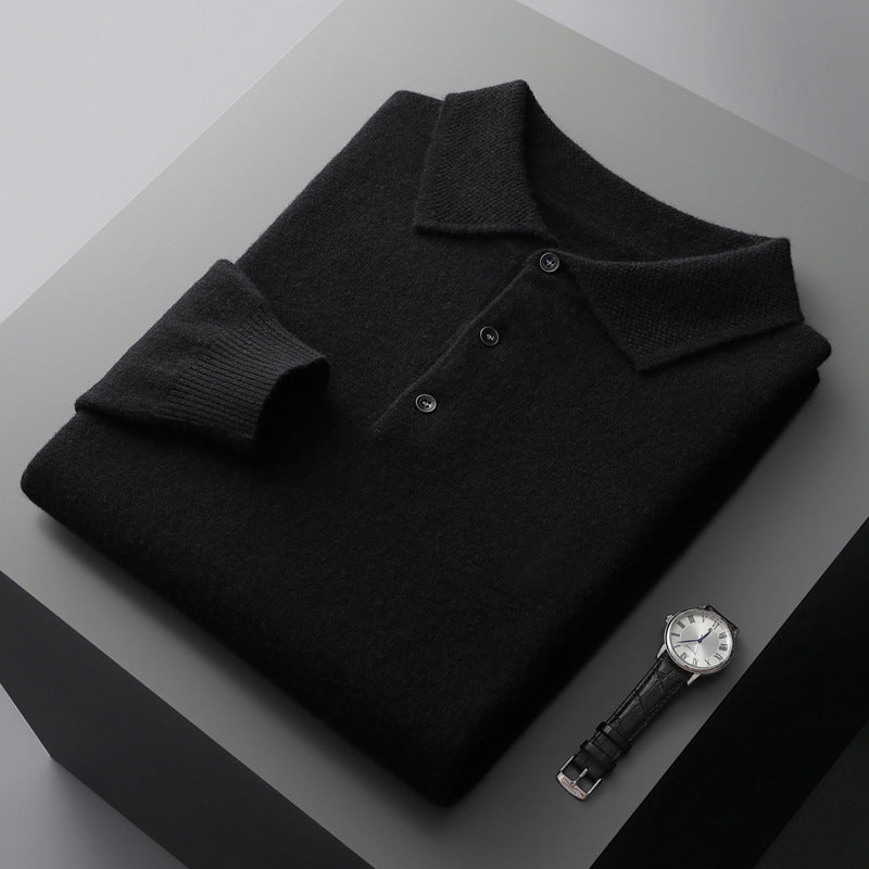 Soft Premium Long Sleeve Polo Shirt