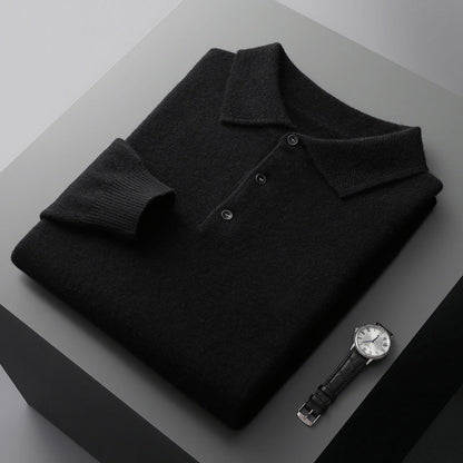 Soft Premium Long Sleeve Polo Shirt