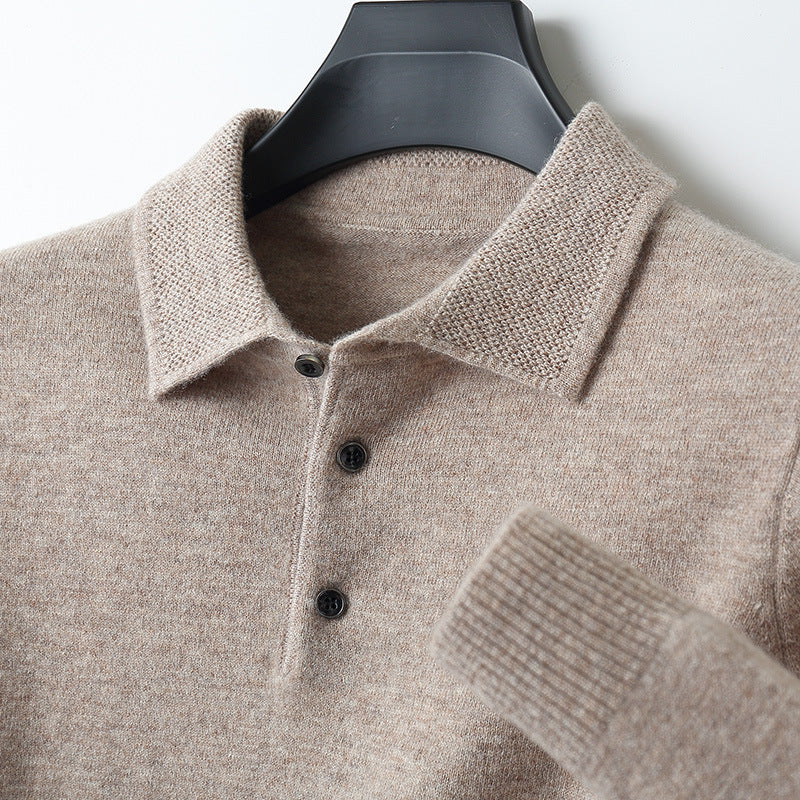 Soft Premium Long Sleeve Polo Shirt