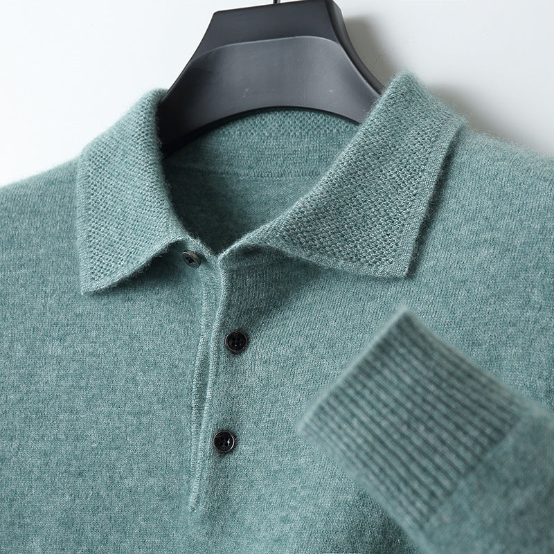 Soft Premium Long Sleeve Polo Shirt
