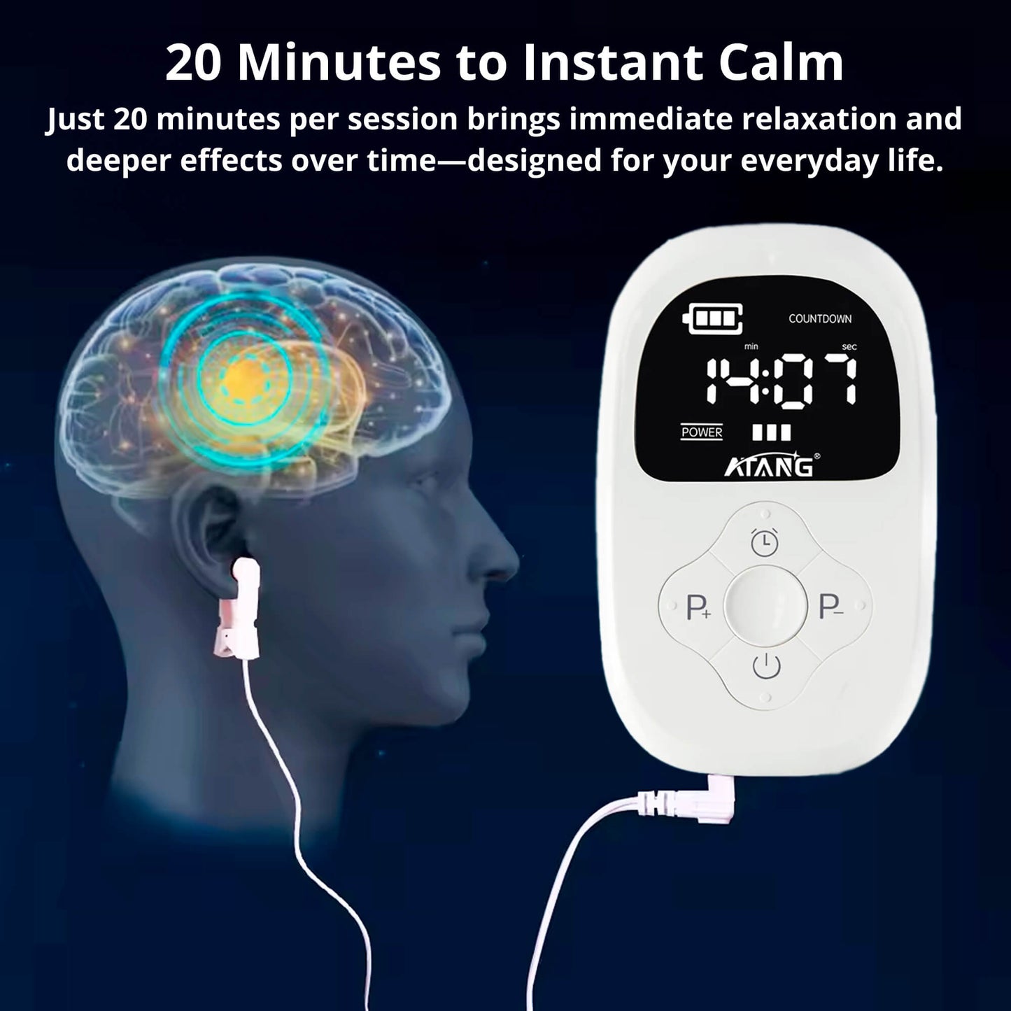 Portable Relaxation Therapy Device for Sleep Relief