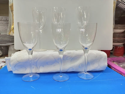 Elegant Wine Glass Set 6 Piece - Fesara