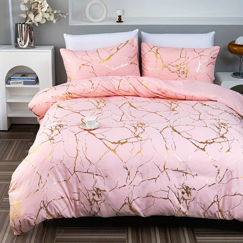 Soft Marble Pattern Bed Duvet Cover