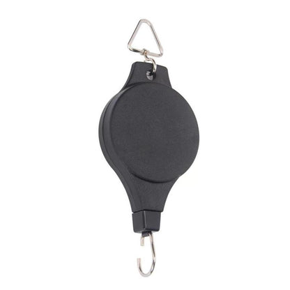 Easy Reach Plant Hanger and Bird Feeder Pulley System