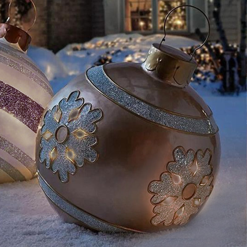 Festive Inflatable Holiday Outdoor Ball Decoration - Fesara