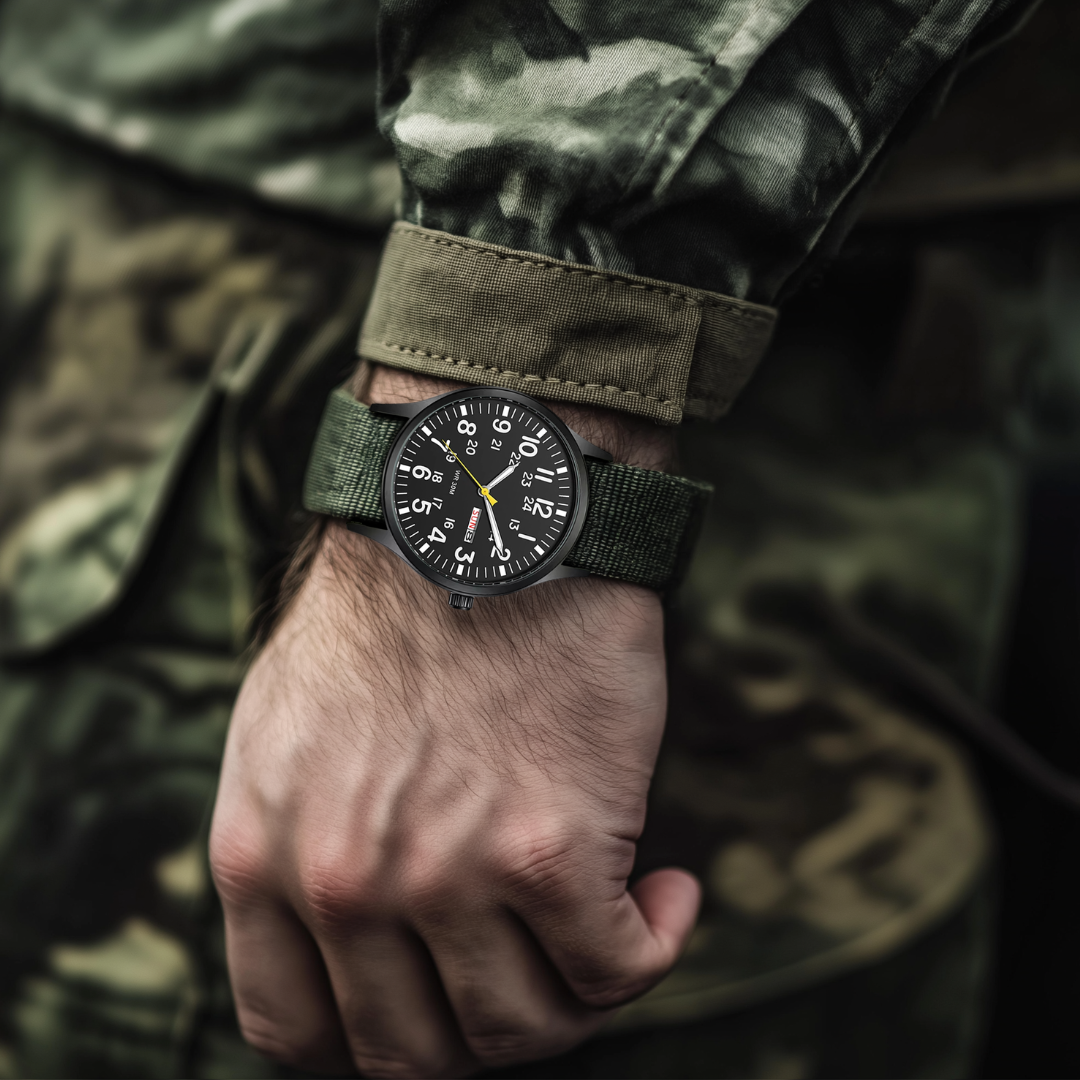 Tough Waterproof Mens Stainless Steel Watch