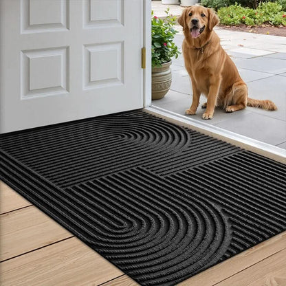 Waterproof Non-Slip Floor Mat with Wave Design