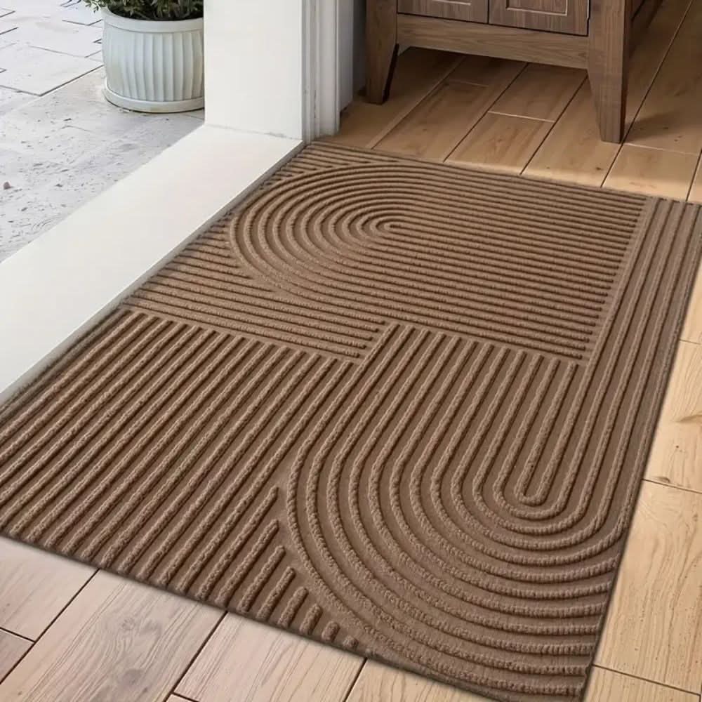 Waterproof Non-Slip Floor Mat with Wave Design