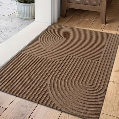 Waterproof Non-Slip Floor Mat with Wave Design