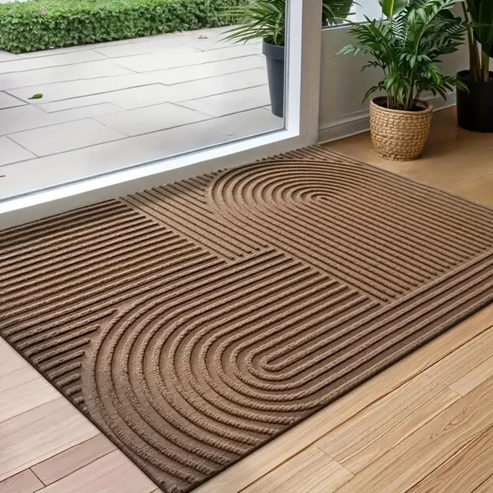 Waterproof Non-Slip Floor Mat with Wave Design